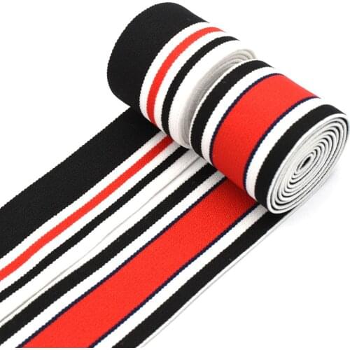 1.5“Elastic Belt Elastic Stretch Elastic Striated Elastic Band Waistband Elastic Jacquard Elastic DIY Garment Textile Sewing