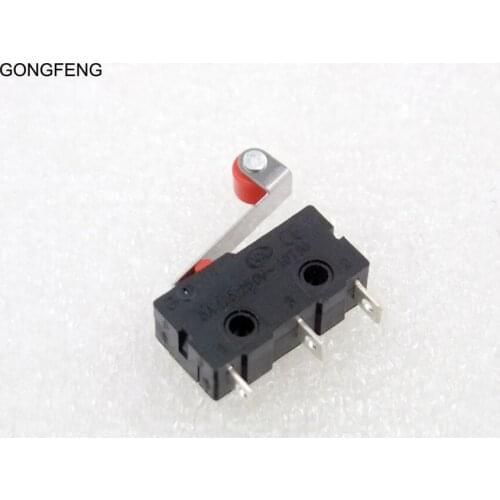 GONGFENG 200PCS Medium Sized Micro Switch With ball wheel, rocker handle, KW11-3Z mouse reset button Special Wholesale to Brazil