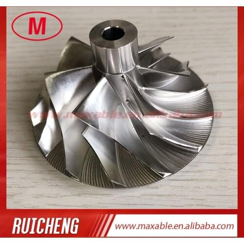 K26 50.33/72.60mm 7+7 blades Turbo milling/aluminum 2618/billet compressor wheel for 5326-970-0001 M57