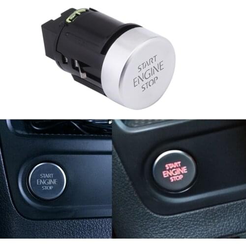 NS Modify New Car Engine Start Stop Switch Button For V-W Tiguan 2008-2016 Sharan 2011-2016 7N 5N0959839 5N0 959 839