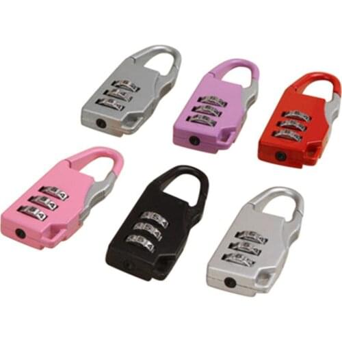 Mini 3 Digit Combination Security Safe Travel Luggage Code Password Lock Padlock Security Safe Travel Luggage Code Password Lock