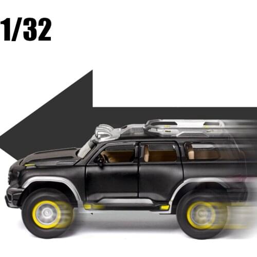 1:32 ENER G FORCE Alloy Car SUV Luxury Vehicle Concept Car Model Sound Light Pull Back Toy Gift For Boys Collection