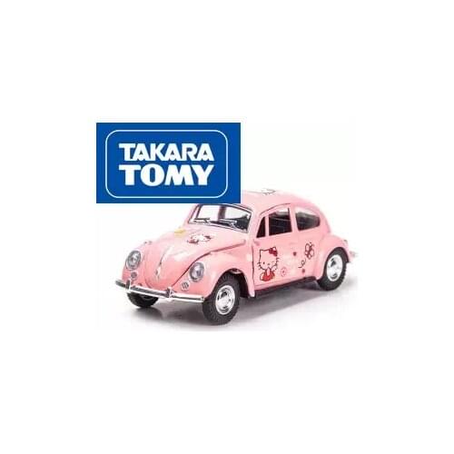 TAKARA TOMY Fashion cute cartoon Hello Kitty car ornaments simple car beetle perfume seat model childrens toys