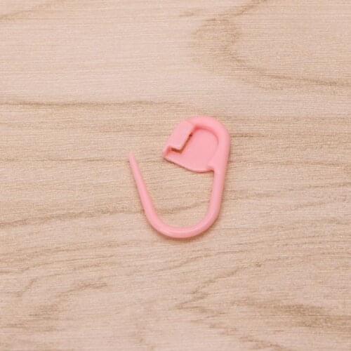 P15D 100Pcs Colorful Knitting Stitch Markers Crochet Locking Tool Craft Ring Holder