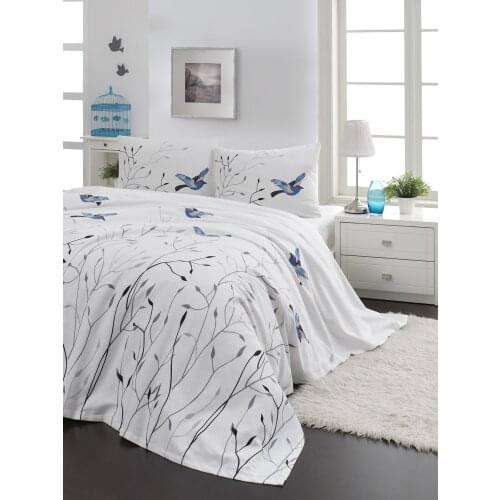 Double Cotton Pique Bedspread 200x235 Vivid Colors 2021 new Season 100% Cotton Premium Quality