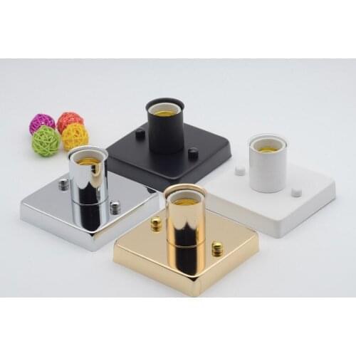 Simple square E27 interface Ceiling Lights led lamps 4 colors living room ceiling lamps led lustrre lighting Ceiling lamp Z10