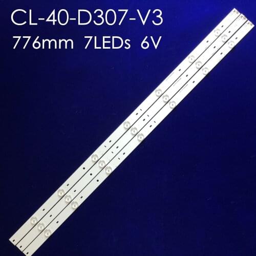 LED Backlight Strip CL-40-D307-V3 for 40"TPV TPT400LA-HM06 40PFL5708/F7 40PFL3188 40pfg4109 40phg4109 40PFT4109/60 40PFL3088H