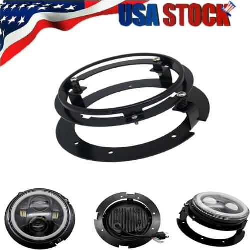 5-3/4 Inch Headlight Bracket Kit /housing for Motorcycle and cars with 5.75 inch headlight Accessories
