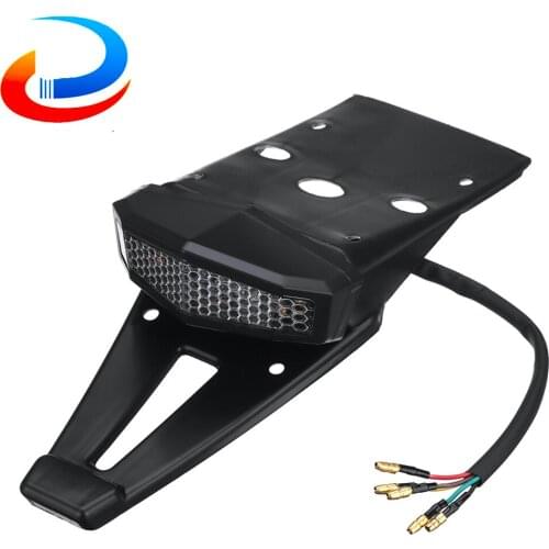 Universal Motorcycle ATV LED Stop Indicator Rear Tail Brake Signal Lamp for Bobber Dirt BikeTurn Signal Light for KTM Enduro