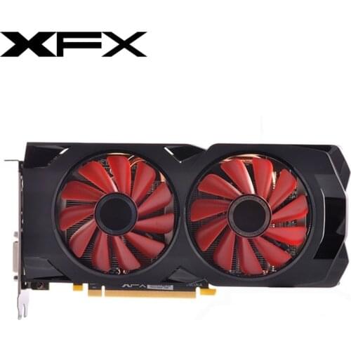 XFX RX 570 4GB Video Screen Cards GPU AMD Radeon RX570 4GB Graphics Cards PUBG Computer Game Map HDMI PCI-E X16 Not Mining