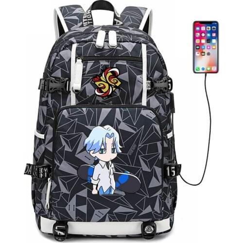 2021 New Boys Girls Backpack 3D sk8 the infinity Teenager Cosplay Waterproof Oxford Travel Bags School Bags SK