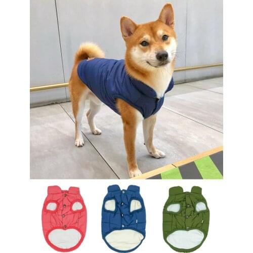 Winter Pug Clothes French Bulldog Coat Jacket Welsh Corgi Dog Clothing Shiba Inu Costume Pet Outfit Pomeranian Schnauzer Apparel