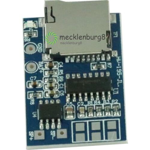 2 pcs. GPD2846A TF Card MP3 Decoder Board 2 W 3.7 V / 5 V Amplifier Module for Arduino GM Power Module Support MP3 FM Radio