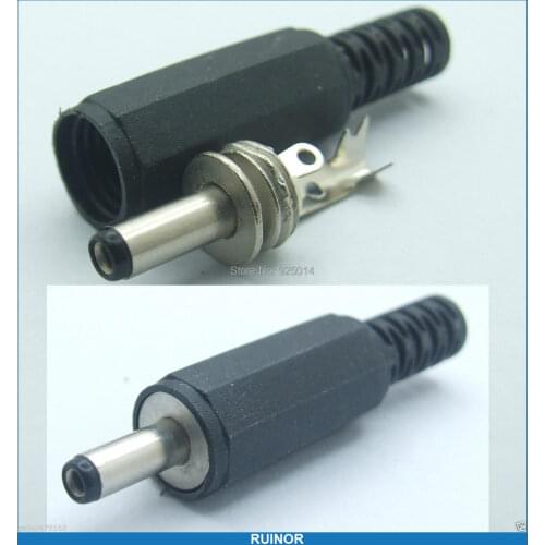 20PC 9mm x 3.5mm x 1.3mm DC plug Male Plastic for Power Charger socket Connector