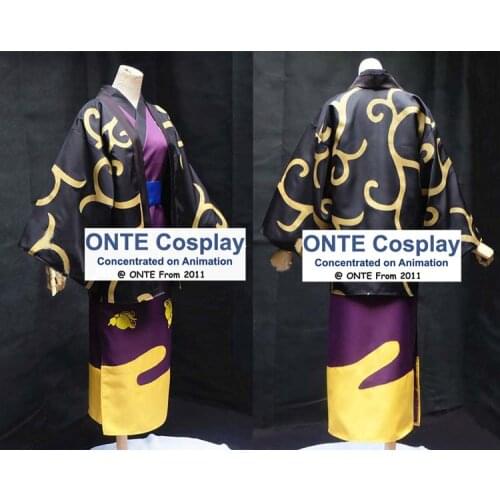 2016 New Cosplay Costumes Takasugi Shinsuke Kimono Anime Gintama Bathrobe Customized Cos Clothes Coat Dropshipping