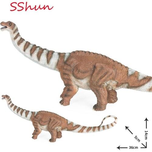 36*5*14CM Children Toy Simulation Dinosaur Model Brachiosaurus Confused Dragon Utah Brontosaurus Herbivorous Model