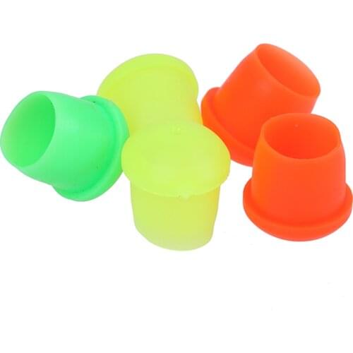 5Pcs Silicone Fishing Rod Protective Net Tube Cover Sleeve Fishing Rod Protective
