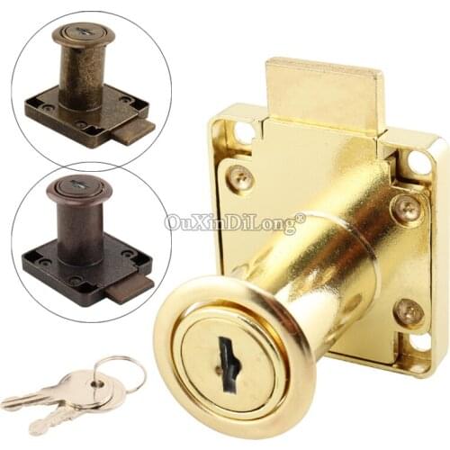 Brand New 5PCS Zinc Alloy Cabinet Locks Home Office Furniture File Cabinet Locks Desk Drawer Locks Keyed Alike/Keyed Different