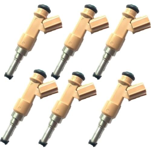 6pcs Flow matched Fuel Injector for Land Cruiser Prado 23250-31100 23209-31100 inyectores para kia carnival