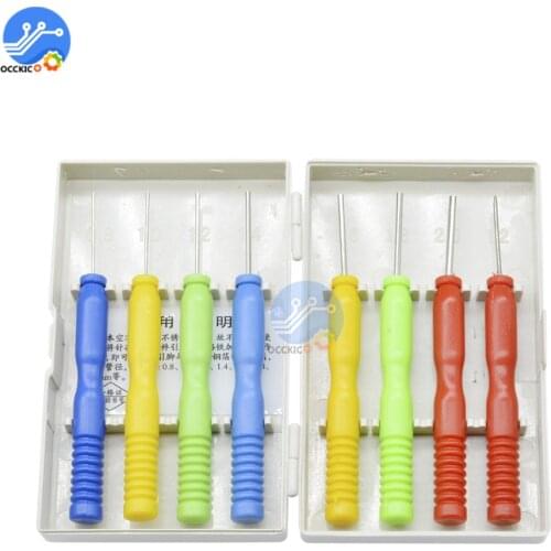8PCS/Lots Hollow needles desoldering tool electronic components Stainless steel kits Hand Tools High Quality