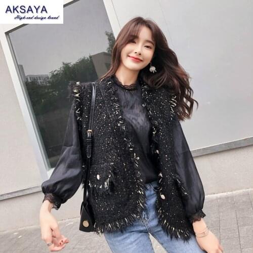 AKSAYA MATI Women's Autumn Vests
