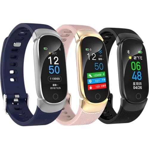 Free Shipping Smart Bracelet Waterproof Fitness Tracker Health Monitoring Smart Wristband Smartband Monitor Health Wristband