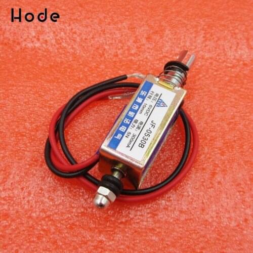 DC6V 300mA 5N/10mm JF-0530B Pull-Push-Type DC Solenoid Electromagnet