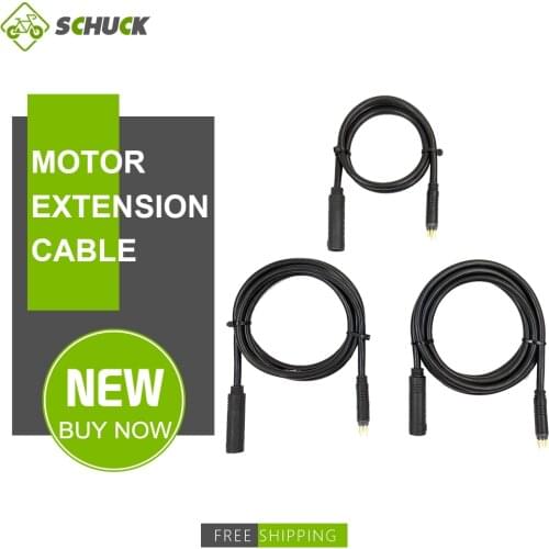 EBike Motor Scooter Accessories Conversion Extension Cable 12V-72V 60cm 130cm 160cm For Electric Bicycle kit