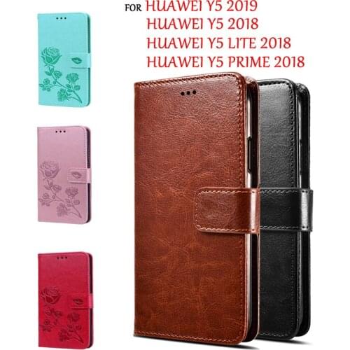 Flip Case For Huawei Y5 Prime lite 2018 2019 Premium PU Leather Coque Case For Huawei Y5 Wallet Phone Pouch Cover Funda Capas