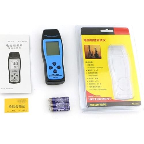 AS1392 EMF Meter LCD Radiation Dosimeter Mini EMF Tester Electromagnetic Field E5BE