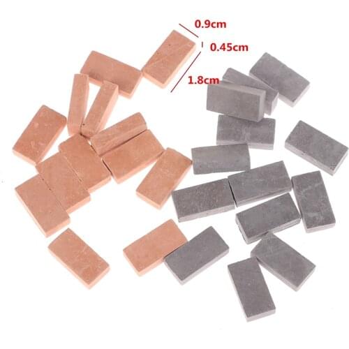 50PC Sand Table Simulation Brick DIY Building Scenery Portable Miniature Durable Kids Decorative Toy Landscape Modelling