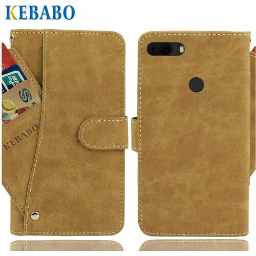 Leather Wallet For Philips Xenium S566 Case 6.09" Flip Fashion Luxury Front Card Slots Cases Cover Business Magnetic Phone Bags