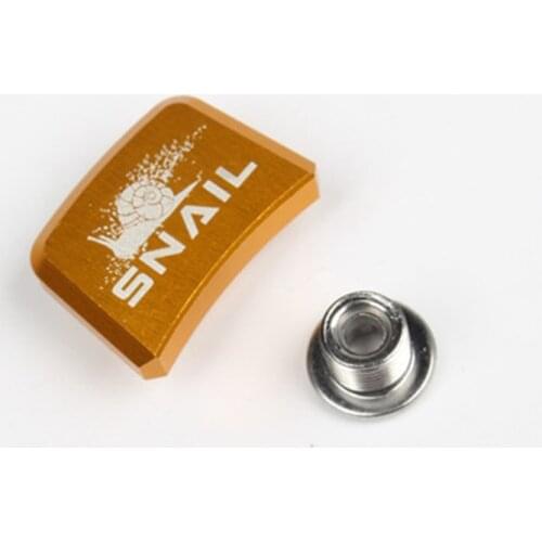 SNAIL Bicycle Crankset Fixing Nut Aluminum Alloy 7075 MTB Bike Chainwheel Chainring Square Bolt