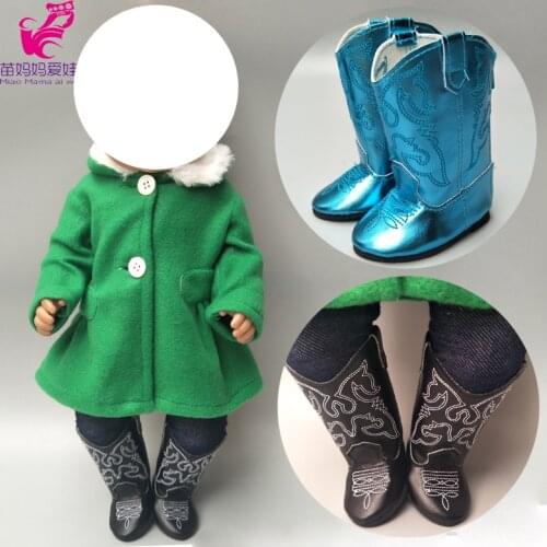 Doll boots For reborn baby doll shoes winter boots baby doll high tops 18 inch american doll boots