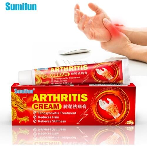 1pcs Sumifun 20g Arthritis Ointment Hand Wrist Thumb Finger Pain Relief Tendon Sheath Therapy Tenosynovitis Cream Pain Oil P1201