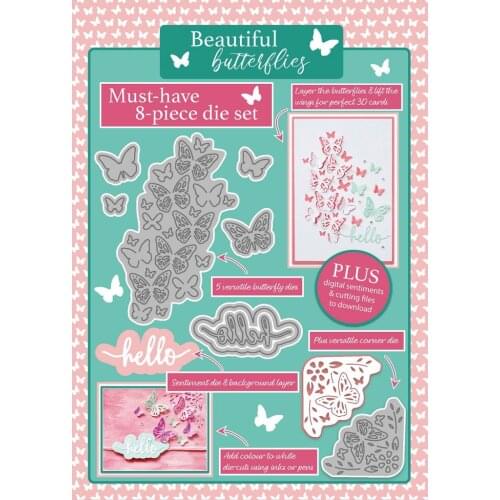 Metal cutting dies butterfly cut die mold card Scrapbook paper craft knife mould blade punch stencils