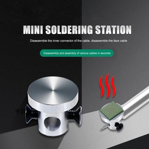 Mini Small Ironing Table Desoldering Various Cable Holders for T12 936 Motherboard IC Chips Soldering Heat New