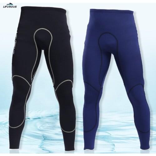 Mens 2mm Black Neoprene Wetsuit Pants Scuba Diving Snorkeling Surfing Swimming Warm Trousers Leggings TightsFull Bodys S-3XL