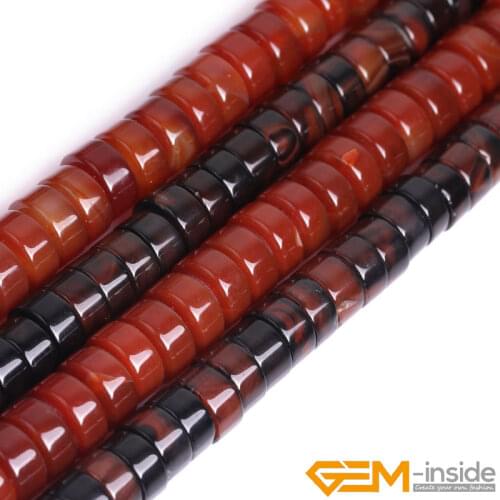 Natural Agates Heishi Spacer Loose Accessorries Beads For Jewelry Making Strand 15 inch DIY Jewelry Spacer Bead For Gifts