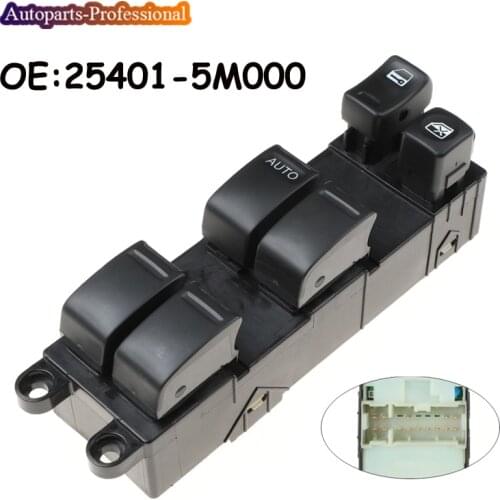 New 25401-5M000 254015M000 For Nissan Sentra 2000-2006 Master Electric Power Window Switch Master Electric Power Window Switch