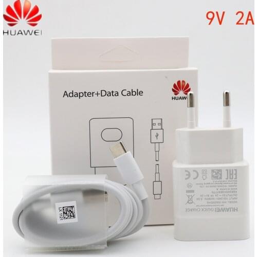 Original Huawei p20 lite charger QC 2.0 Quick Fast Charge Adapter &Usb Cable For P10 P9 P8 Lite Honor 9 8 Mate 10 nova 4 2i 3 3i