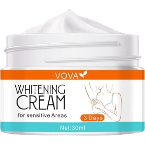 Armpit Whitening Cream Skin Lightening Bleaching Cream Underarm Whitening Legs Lotion Skin Intimate Knees Dark Body D1C6