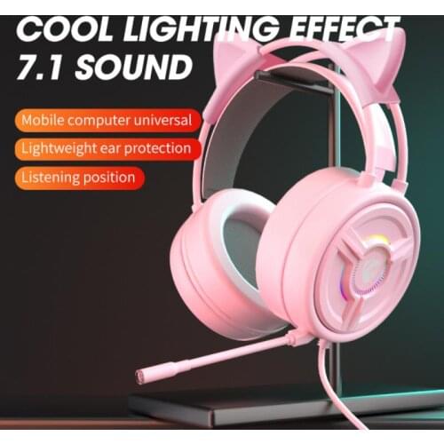 Wired Stereo Headset Over-head Gaming Headset Gaming Headphone With High Sound Quality With Omnidirectional Mic Earphones