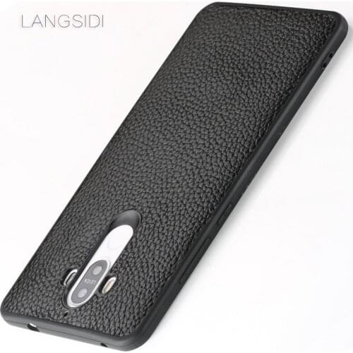 Luxury brand phone case litchi grain all-inclusive phone case for Huawei Mate 9 phone case handmade custom processing