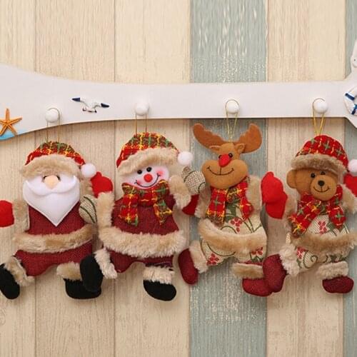 Christmas Home Decor Hanging Ornaments Dolls Christmas Tree Decorations New Year Hanging Decorations Enfeites De Natal Kids Toy