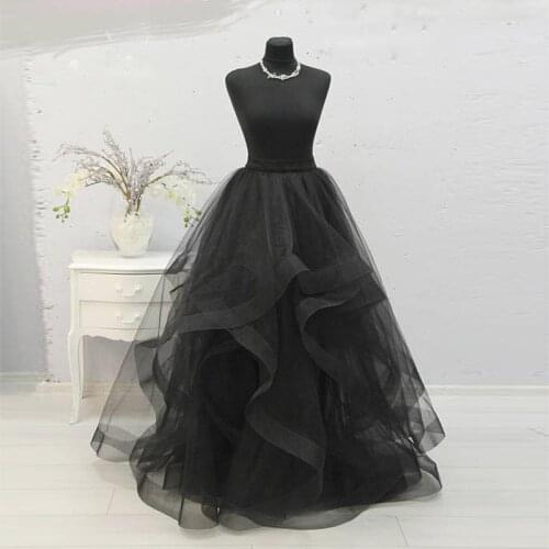 Custom Made Floor Length Maxi Skirt Tutu Long Gorgeous Women Skirts Puffy Ball Gown Special Edge