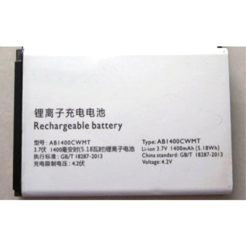 High quality Replacement Li-ion External battery Authentic 1400Mah AB1400CWMT battery for PHILIPS E160 E180 E350 Mobile Phone