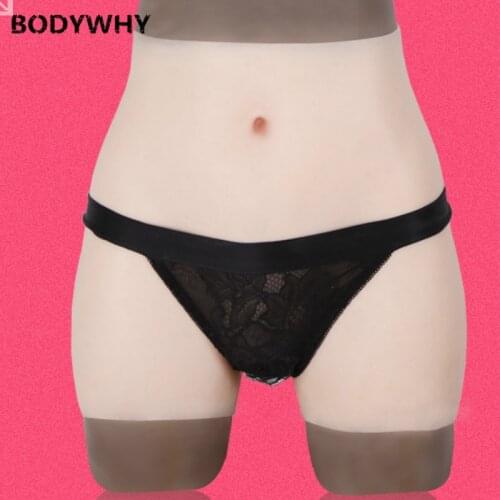 Transgender Men Silicone Panties Vagina Fake Woman Crossdressing Four Corners Hip Abundant Hip Latex Underwear High Quality
