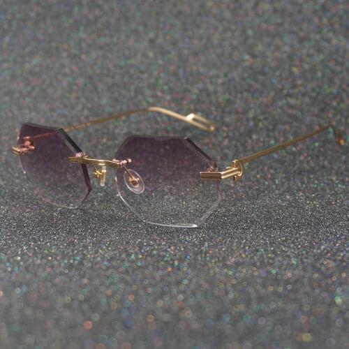Carter Vintage Diamond Cut Womens Sunglasses Women Eyeglasses Eyewear Decorative Glasses Luxury Sunnies for Men