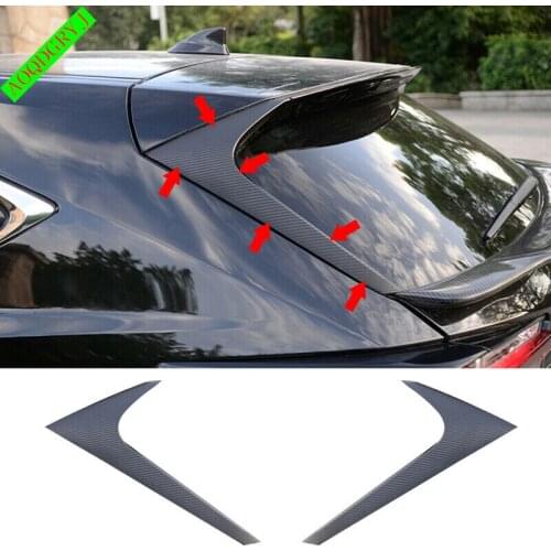 Rear Window Spoiler Stickers Decoration For LEXUS NX200t NX300h NX300 2015-2020 car modification